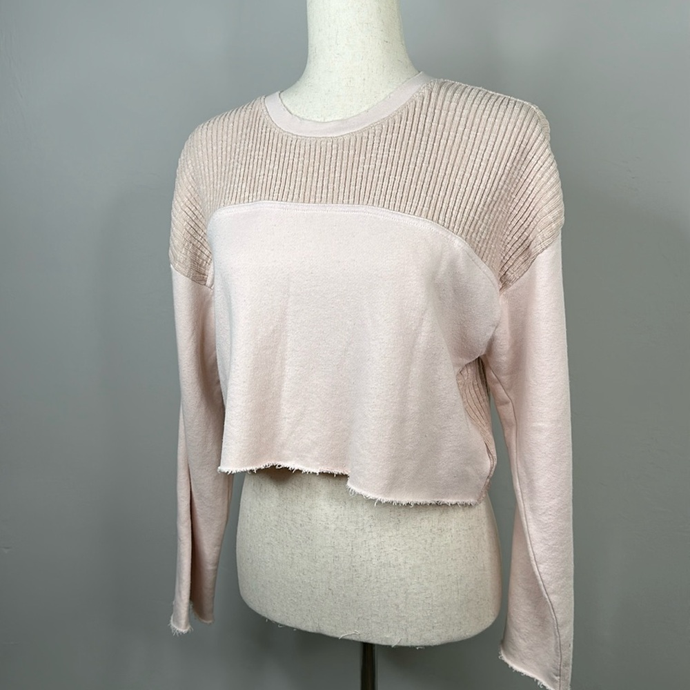 Current/Elliot The Actor Knit Cropped Sweater